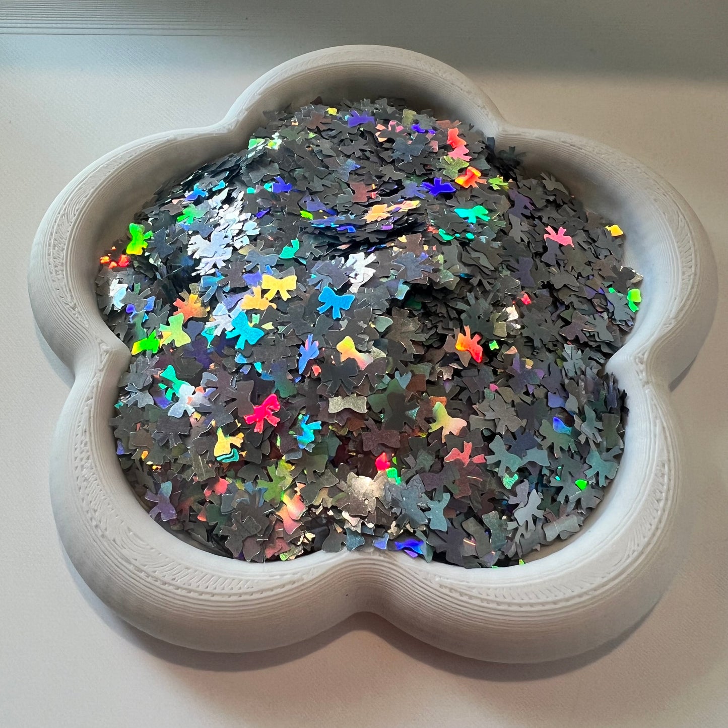 Bows- Silver Holographic
