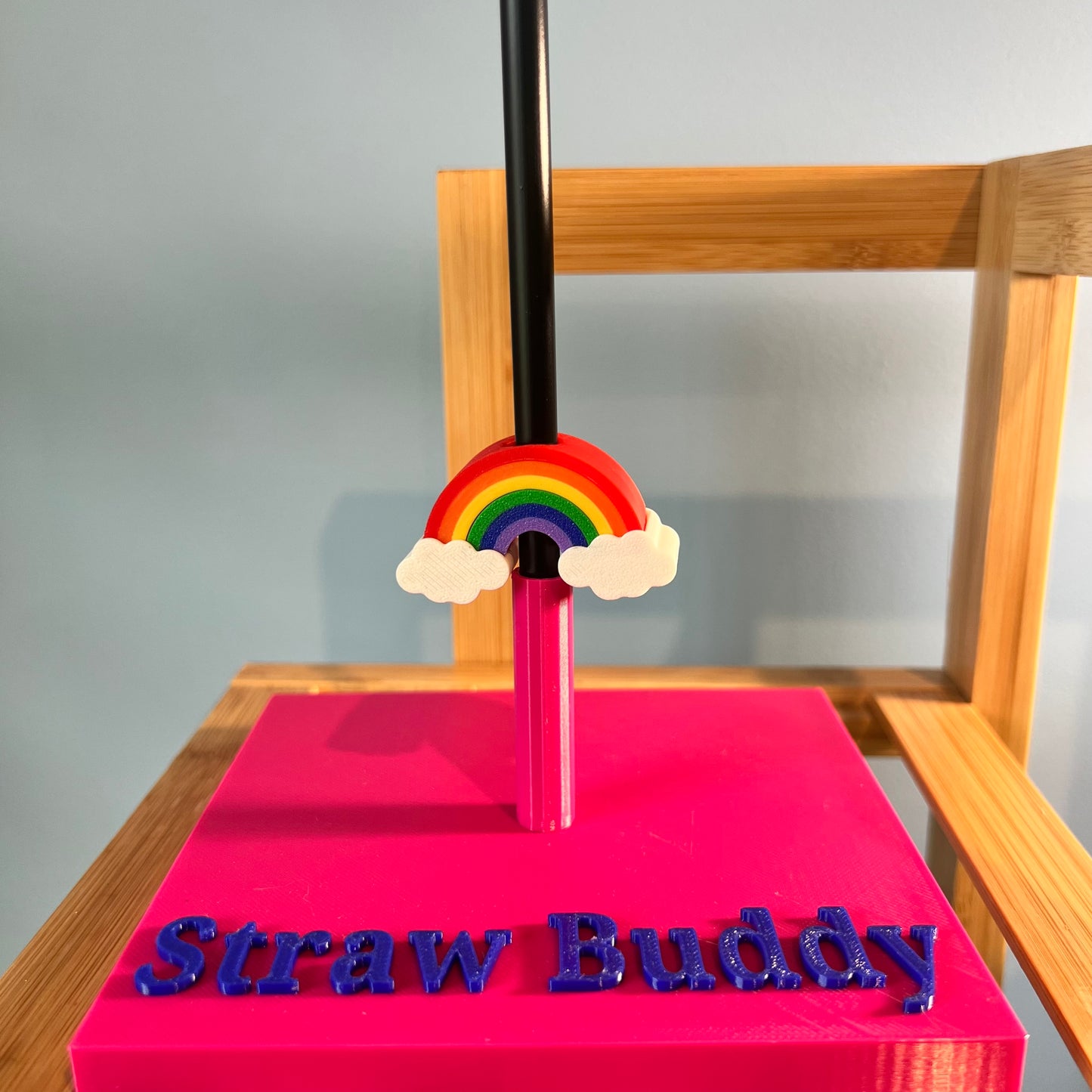 Rainbow Straw Buddy/Topper
