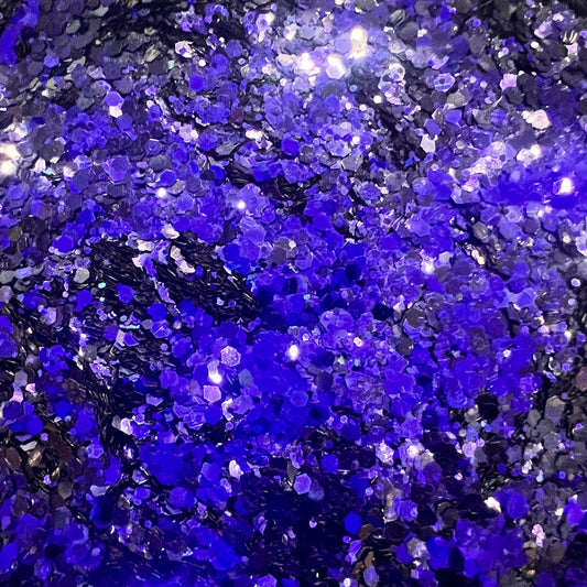 Mood Ring- Blue/Purple Shift Chunky Mix