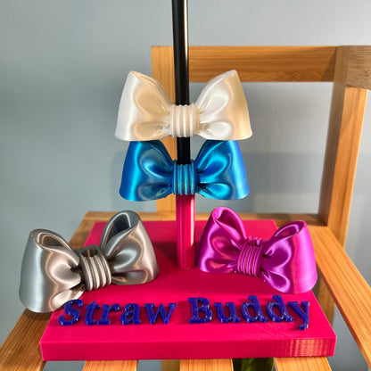 Bow Straw Buddy/Topper (Oversized)