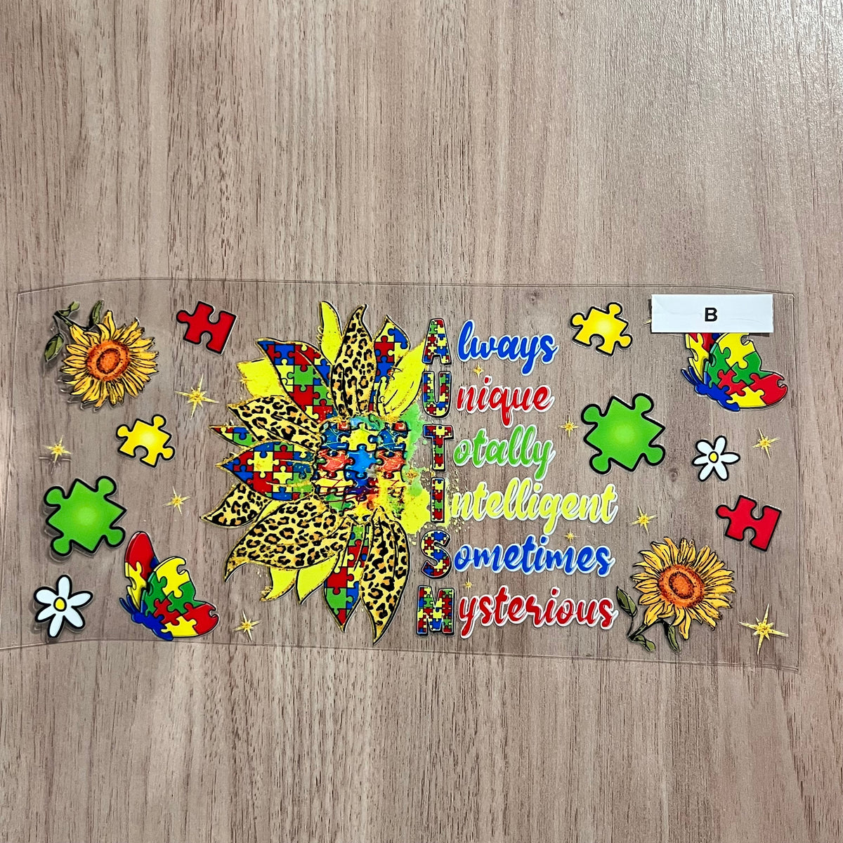 Autism  UV DTF(various designs)