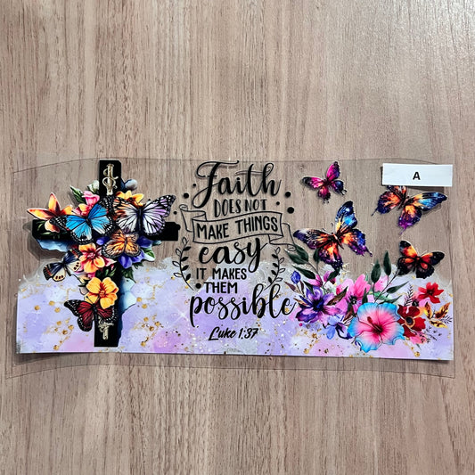 Faith UV DTF(various designs)