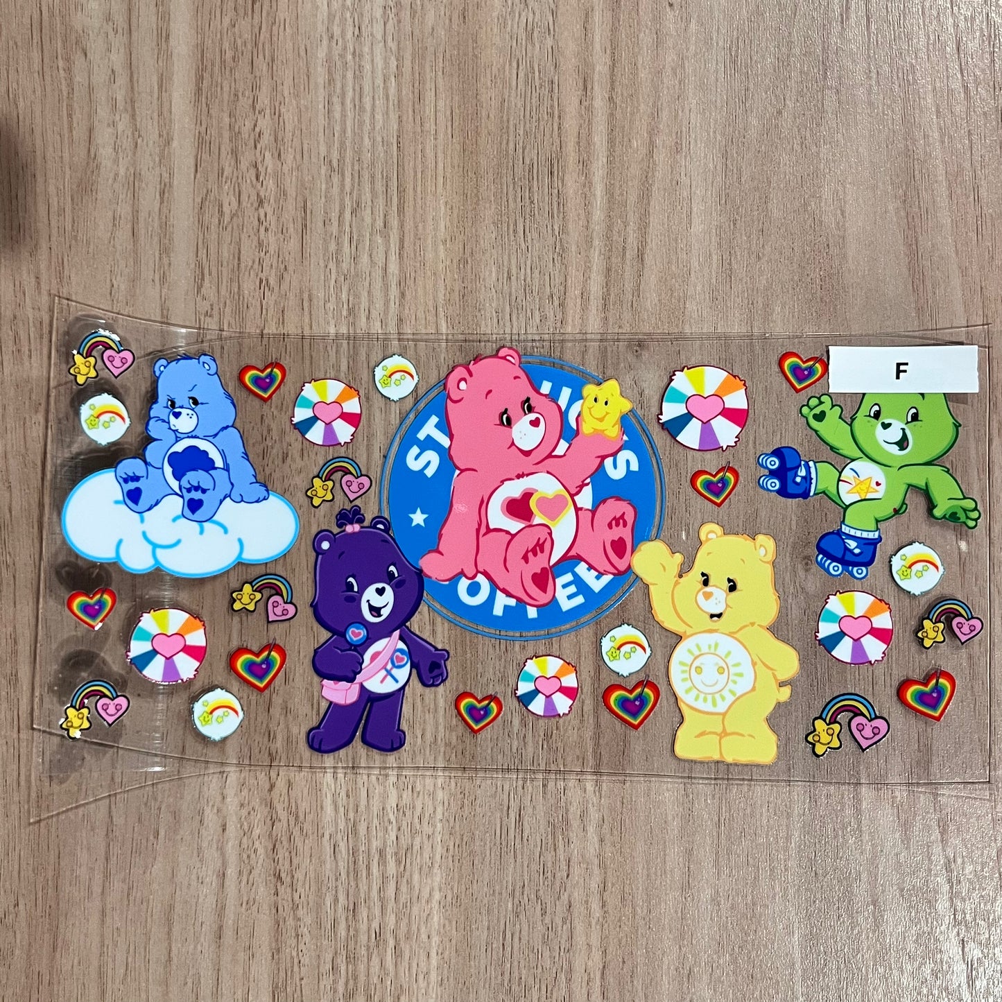 Cartoon Bear  UV DTF(various designs)