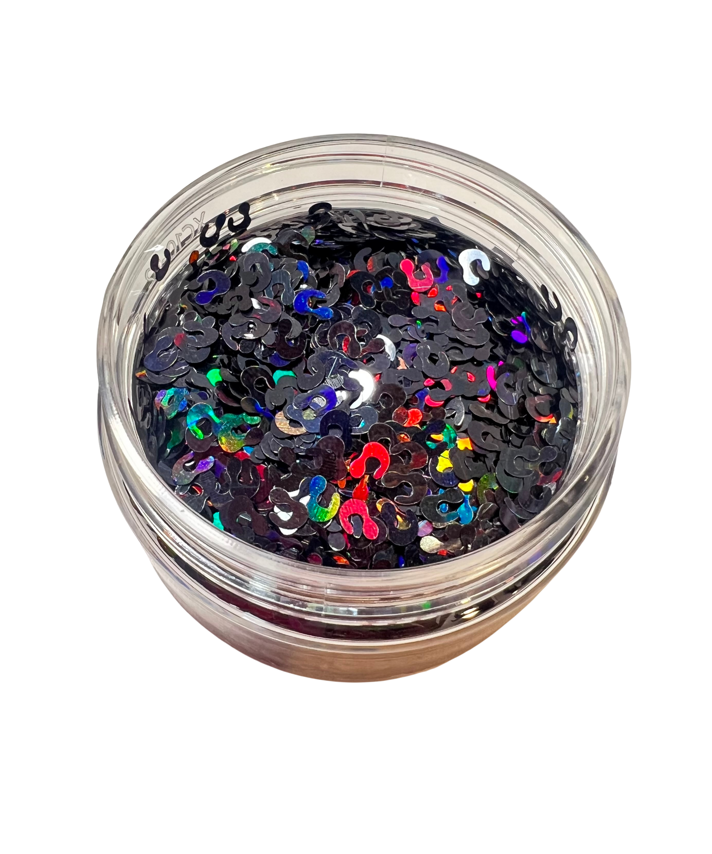Leopard Spots-Black Holographic
